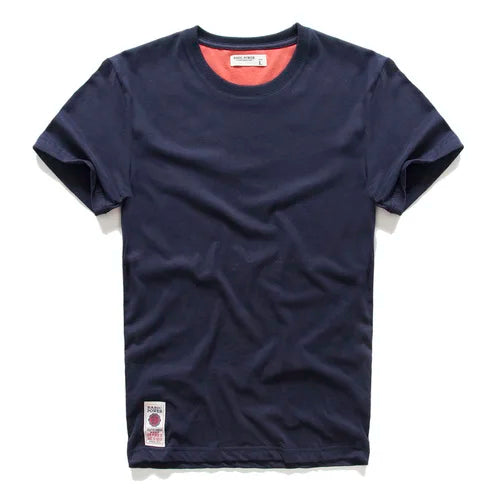 Klassisches Baumwoll-T-Shirt mit zeitlosem Look – Victor