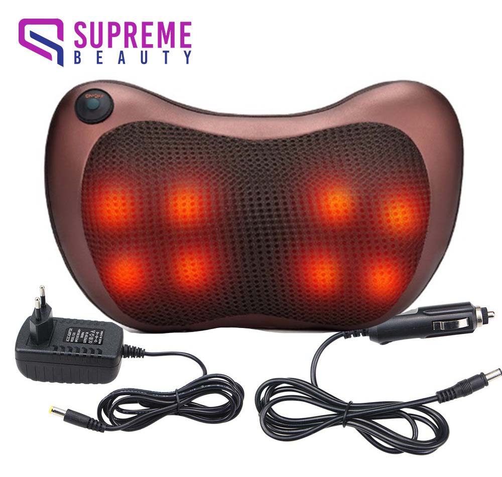 Tragbares Massagekissen mit Tiefen-Shiatsu-Massage – ThermoRelax Pro