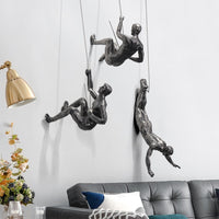 Bergsteiger-Wandskulptur – PeakFigures