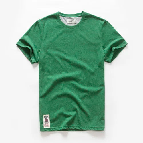 Klassisches Baumwoll-T-Shirt mit zeitlosem Look – Victor