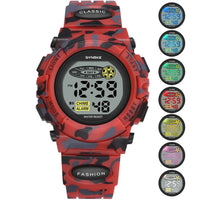 Wasserdichte digitale Kinderarmbanduhr mit LED-Display – Livano