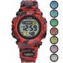 Wasserdichte digitale Kinderarmbanduhr mit LED-Display – Livano