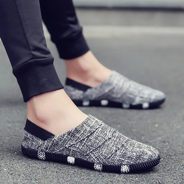Leichte & Stylische Canvas Espadrilles mit Hennepzool für Herren – Elias