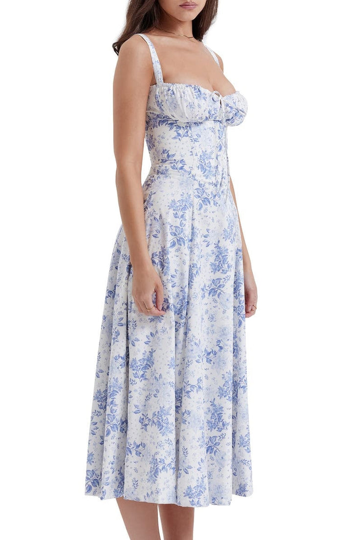 Büstier Sommerkleid mit Taillenkorrektor - Isabella