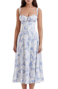 Büstier Sommerkleid mit Taillenkorrektor - Isabella