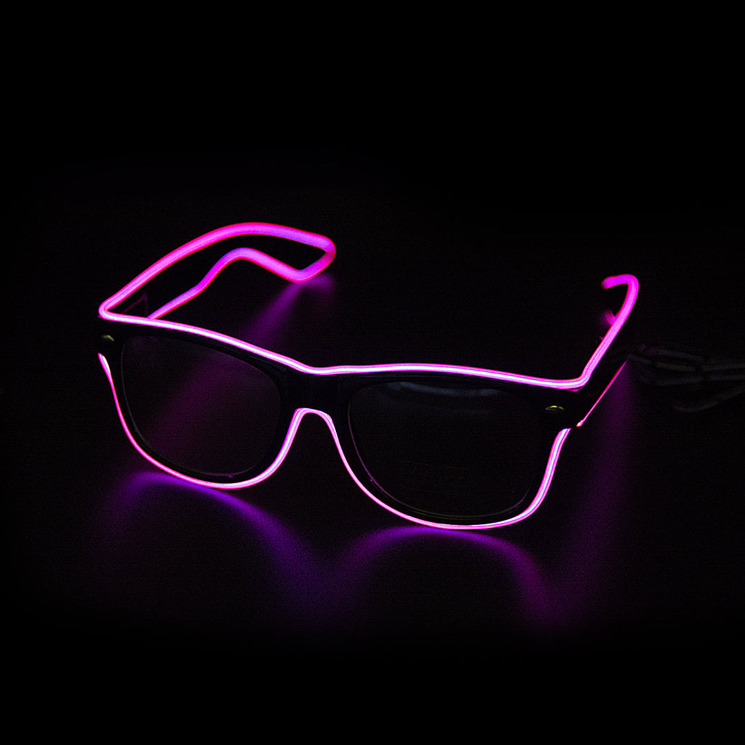 Leuchtende Neonbrille - LumaGlow