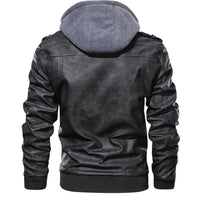 Herren-Motorradjacke aus Kunstleder – Dane