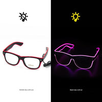 Leuchtende Neonbrille - LumaGlow
