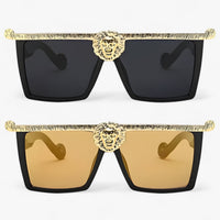 Retro Sonnenbrille mit Löwenstil – Ferrox