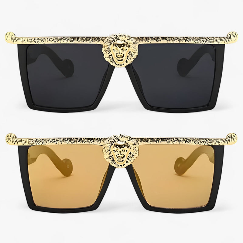 Retro Sonnenbrille mit Löwenstil – Ferrox