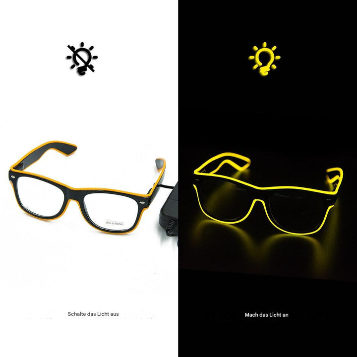 Leuchtende Neonbrille - LumaGlow