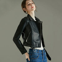 Vegane Damen Lederjacke – Alivra Herbstedition