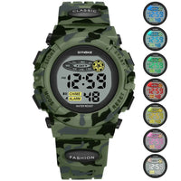 Wasserdichte digitale Kinderarmbanduhr mit LED-Display – Livano