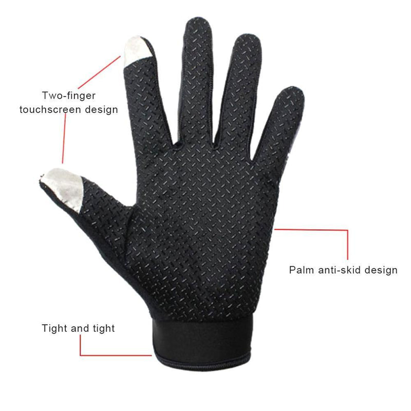 Atmungsaktive wasserdichte Fahrradhandschuhe mit Grip-Fläche – Rivaro