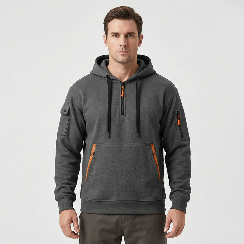Halbzip Kapuzenpullover Herren - Diego