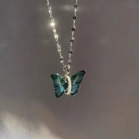 Halskette Mit Schmetterlingsmotiv - Butterfli