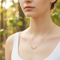 Halskette Mit Zirkonia - DiamondWings