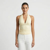 Halter Neck Bodycon Top - Michaela