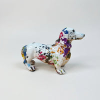 Handbeschilderd Bulldog-Beeldje In Graffitistijl - Frenzzo