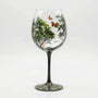 Handbeschilderd Wijnglas Met Natuurmotief - TreeGlass
