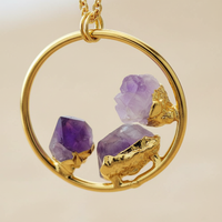 Handgefertigte Amethystkette - ElysiumNecklace
