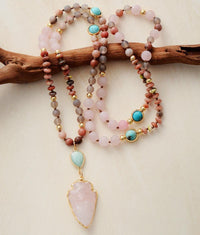 Handgefertigte Edelsteinkette - ProtectionAmulet