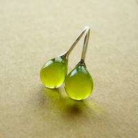 Handgefertigte Ohrringe - OliveGlow