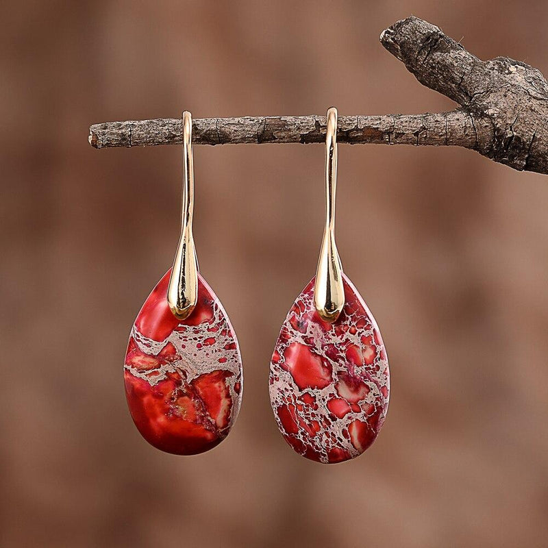 Handgefertigte Teardrop-Ohrringe - HarmonyEarring