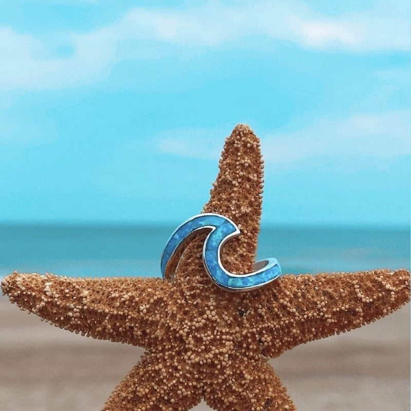 Handgefertigter Silberring - OceanRing