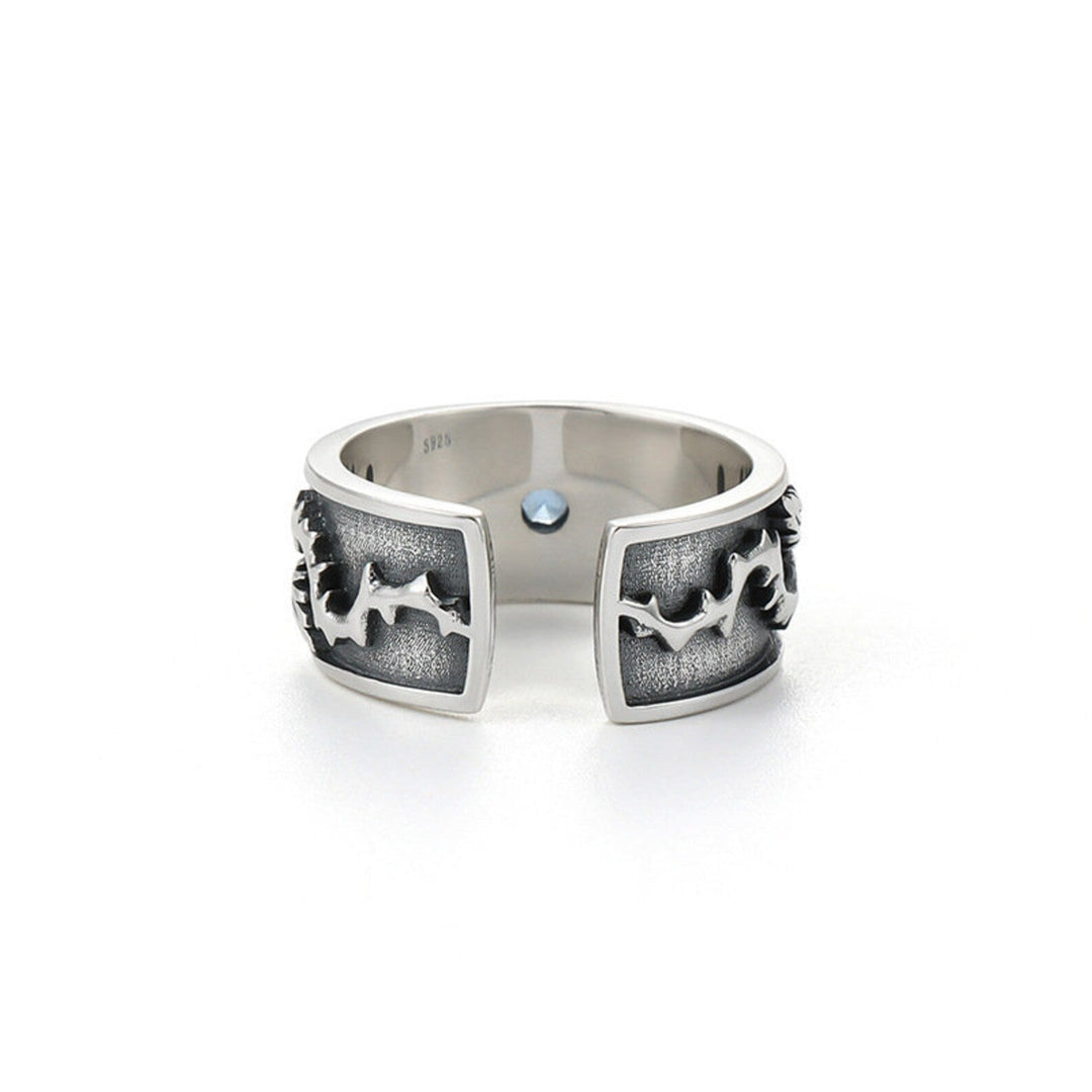 Handgefertigter Silberring - ProtectionRing