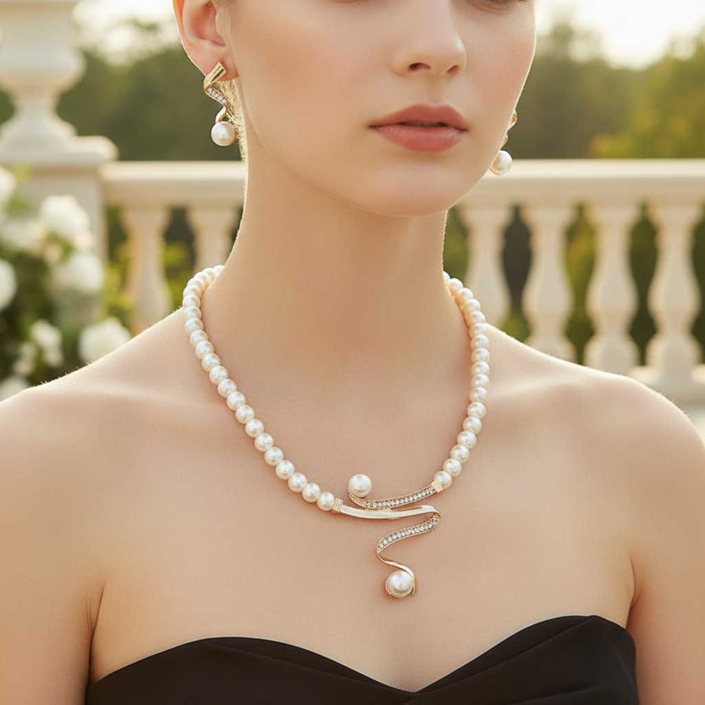 Handgefertigtes Perlen-Set - EleganceSet