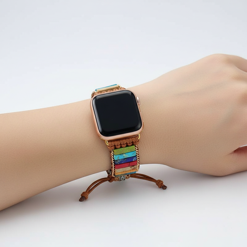 Handgefertigtes Wickelarmband - ChakraBand