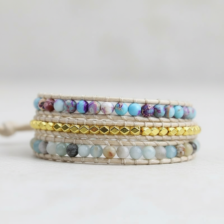 Handgefertigtes Wickelarmband - ChakraWrap