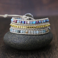 Handgefertigtes Wickelarmband - ChakraWrap