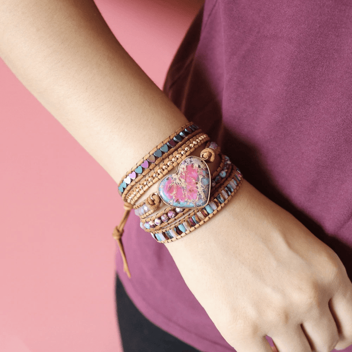 Handgefertigtes Wickelarmband - LoveWrap