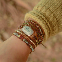 Handgefertigtes Wickelarmband - LunaWrap