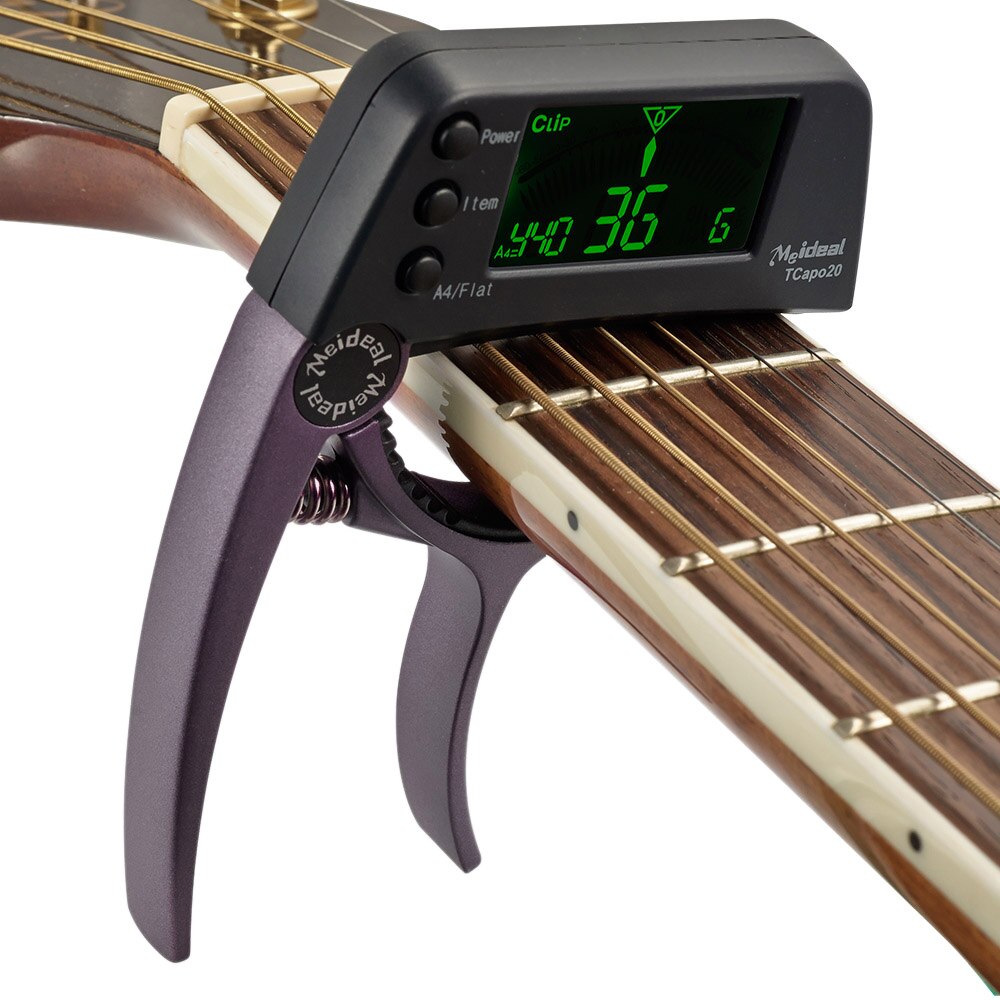 2-in-1 Gitarre Capo & Tuner – TuneGrip