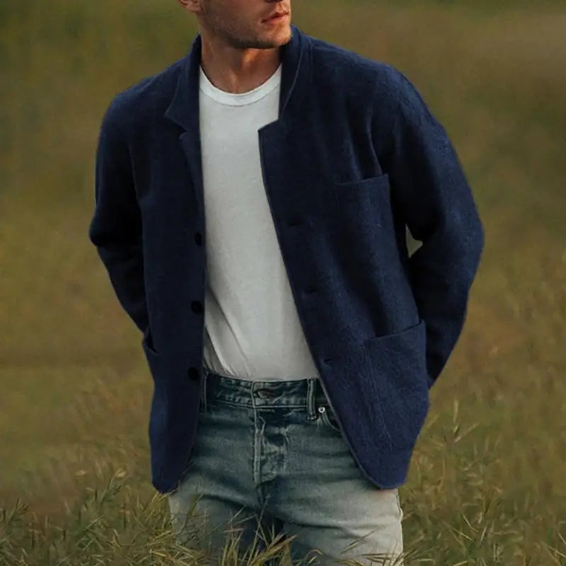 Herren Strickjacke mit taillierter Passform – Dario