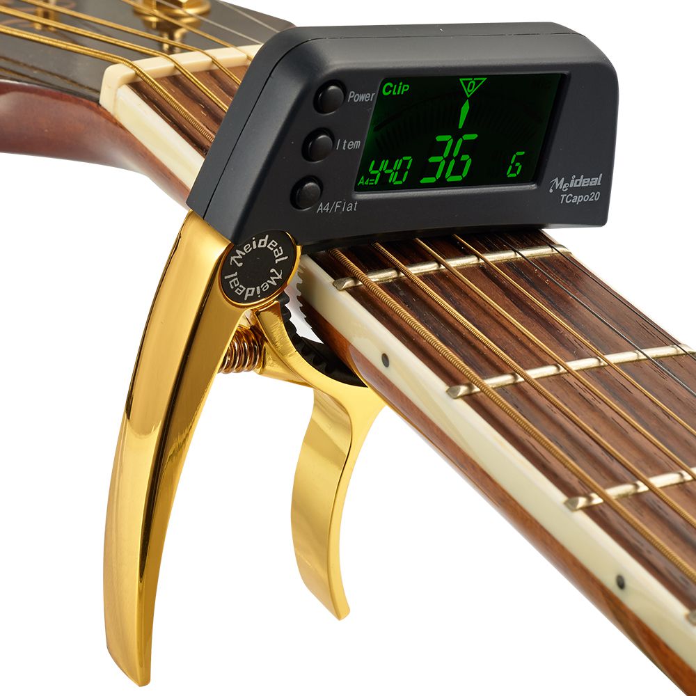 2-in-1 Gitarre Capo & Tuner – TuneGrip