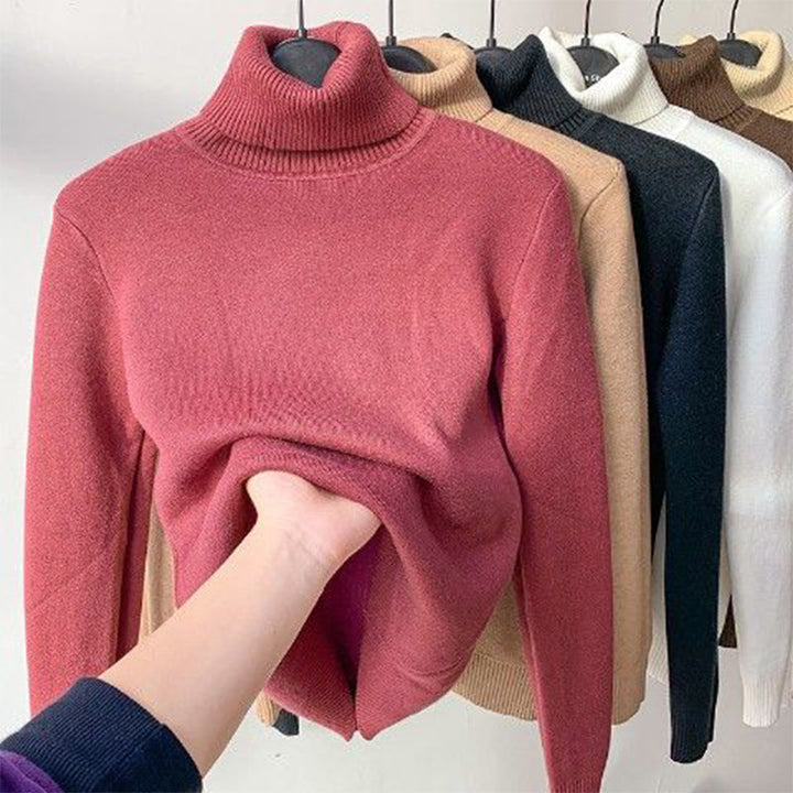 Winterfleece Strickpullover – Evelyne