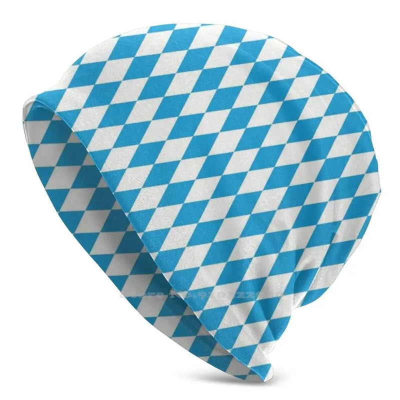 Beanie mit Rautenmuster – WiesnBean Oktoberfest 2025