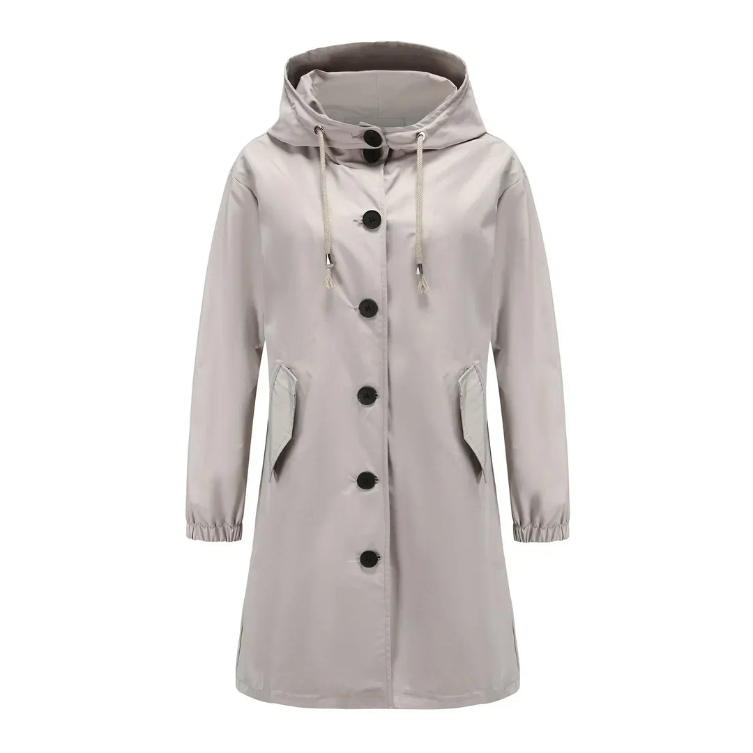 Stilvoller Winddichter Trenchcoat - Livia
