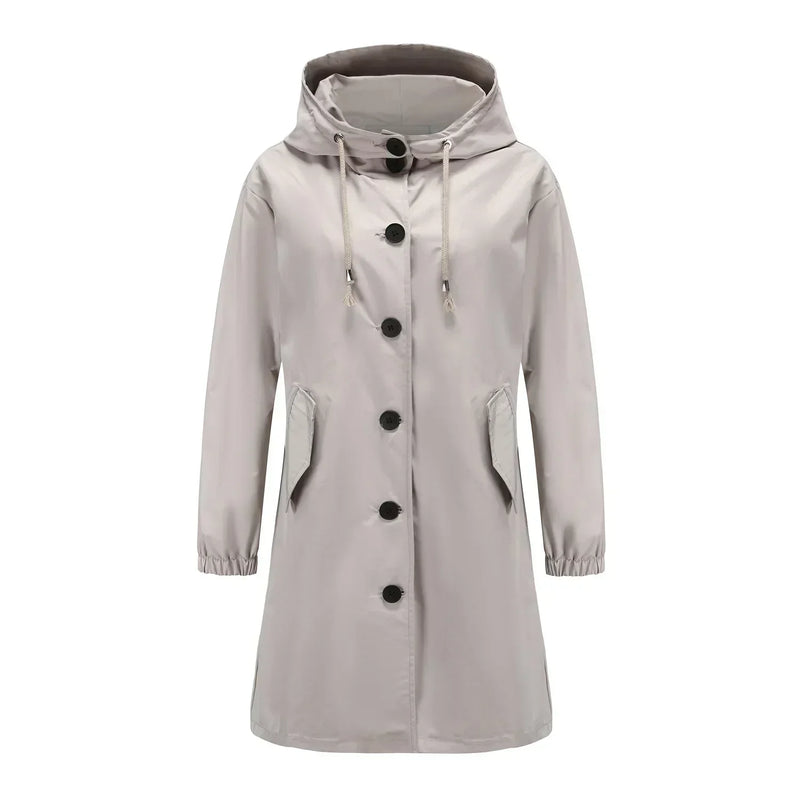 Stilvoller Winddichter Trenchcoat - Livia