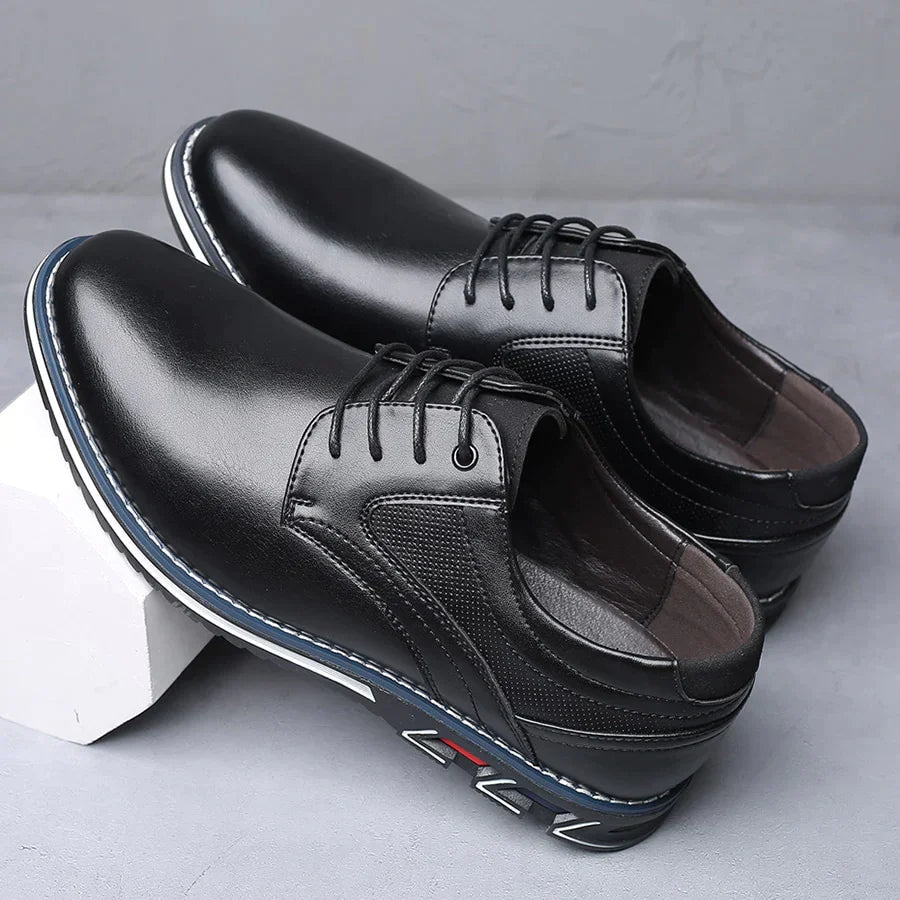 Orthopädische Leder Herrenschuhe – Finn