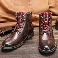 Braune Herren Oxford Stiefel – Jules