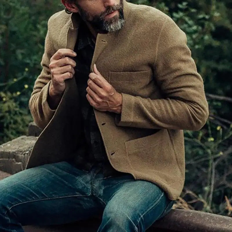 Herren Strickjacke mit taillierter Passform – Dario