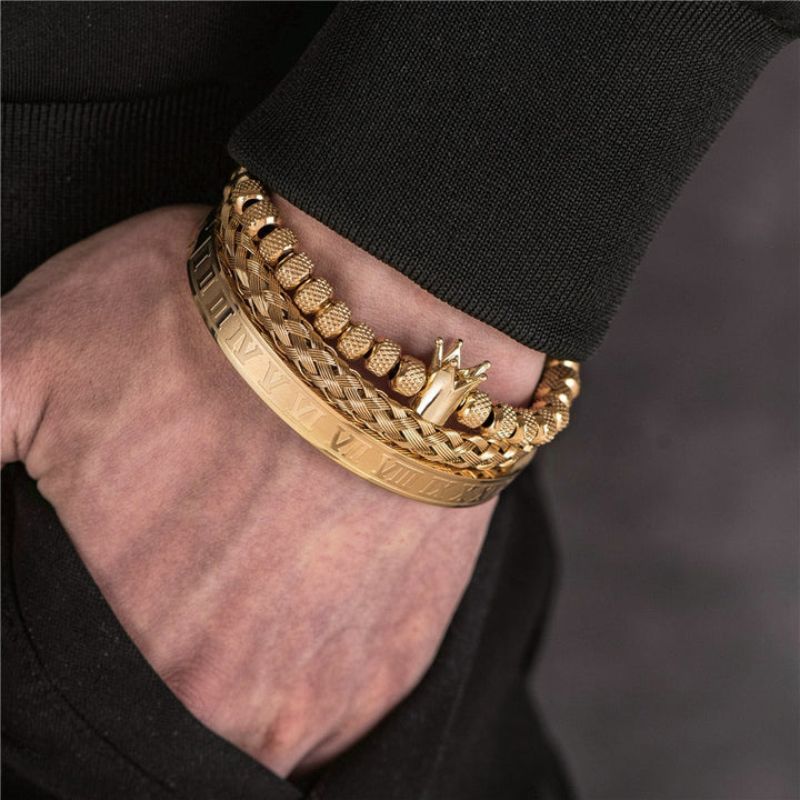 Luxe Herren Armbandenset – Julius