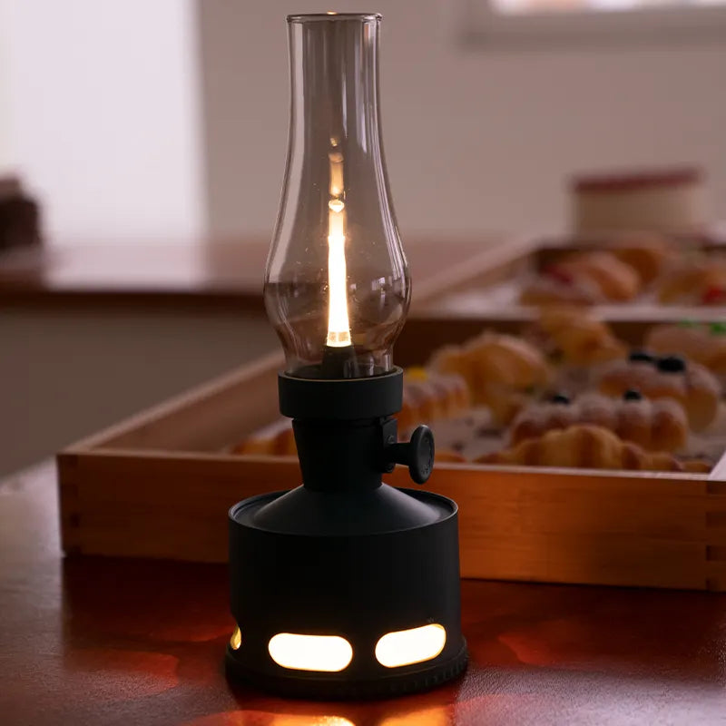 Wiederaufladbare Vintage LED Laterne - LumaLantern