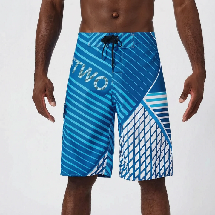 Herren-Boardshorts Mit Grafikprint - Oceaniq