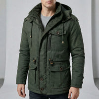 Herren-Parka Mit Kapuze Und Bündchen - Carlos